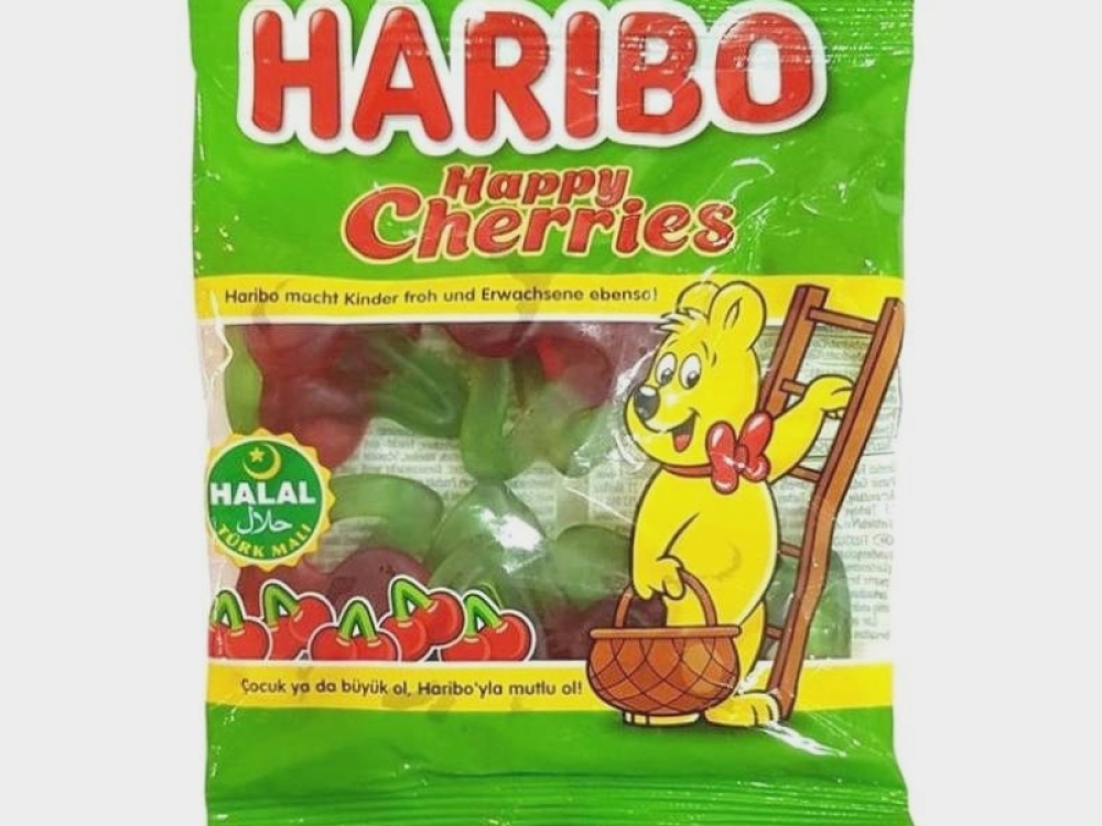 Ingekochte halal snoep van het merk Haribo